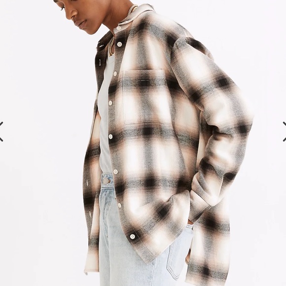 Madewell Oversized Flannel - Picture 2 of 16